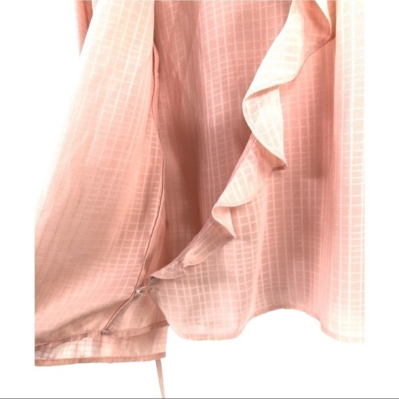 NWOT Chelsea28 - Ruffle Trim Wrap Blouse - XS - Picture 3 of 9